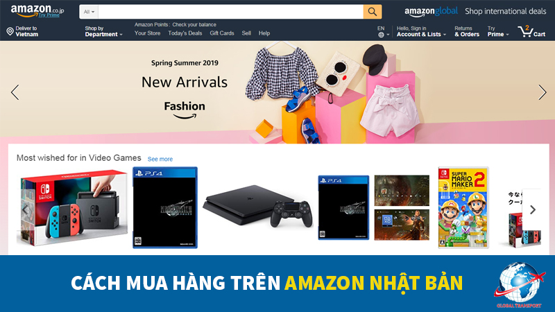  Cách mua hàng trên Amazon Nhật Bản ship về Việt Nam từ 8️⃣ ngày